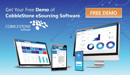 CobbleStone eSourcing Software demos can be booked in less than twenty seconds.