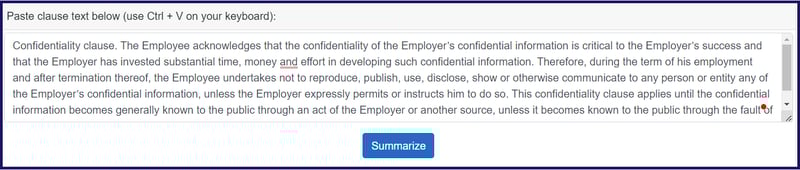 confidentiality clause original