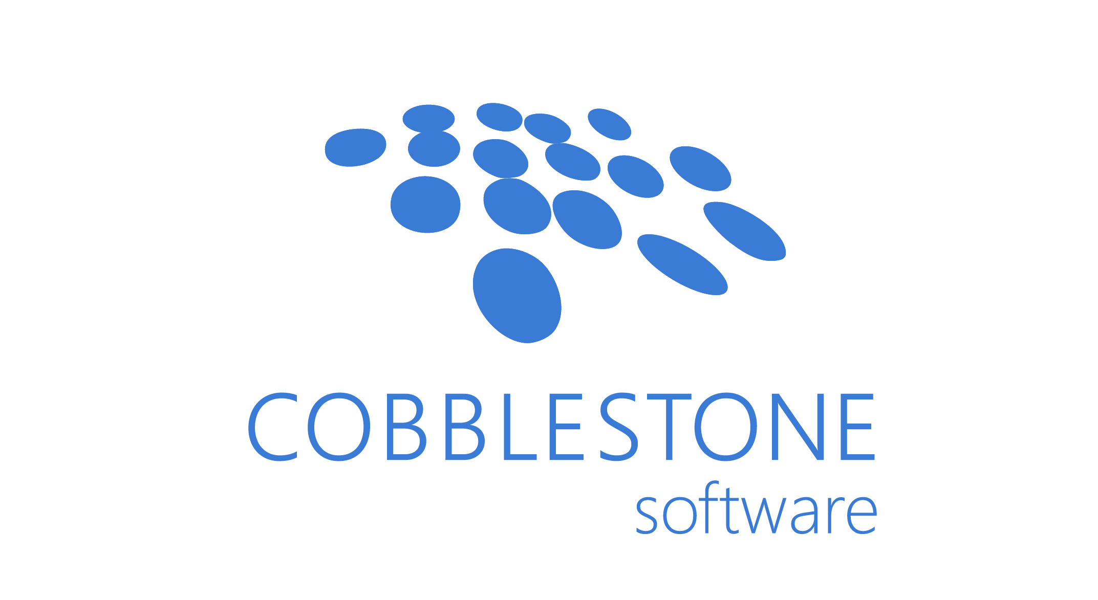 CobbleStone Software CLM Logo Aqua Stacked 