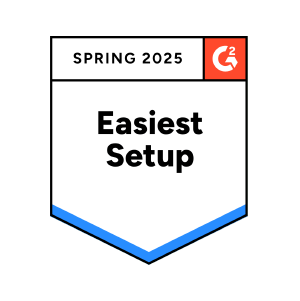 G2 - Spring 2025 - Easiest Setup