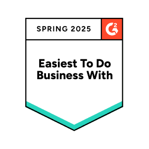 G2 - Spring 2025 - Easiest to do Business With